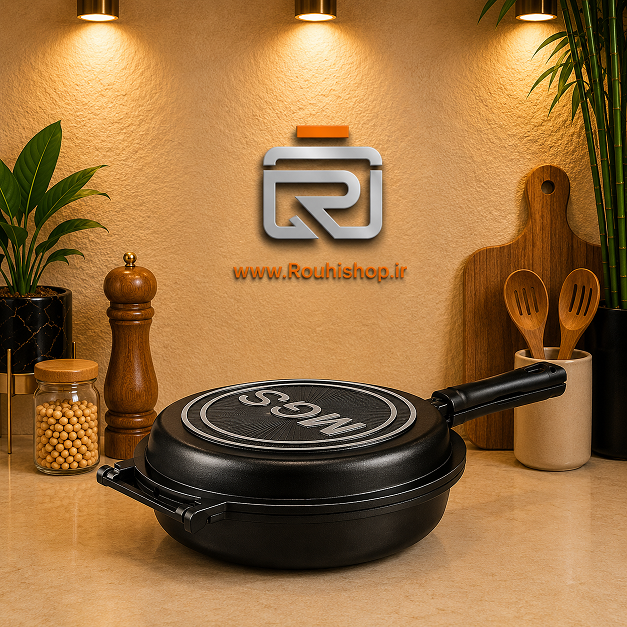 تابه دو طرفه (رژیمی) سایز 28 گرد MGS (ام جی اس)