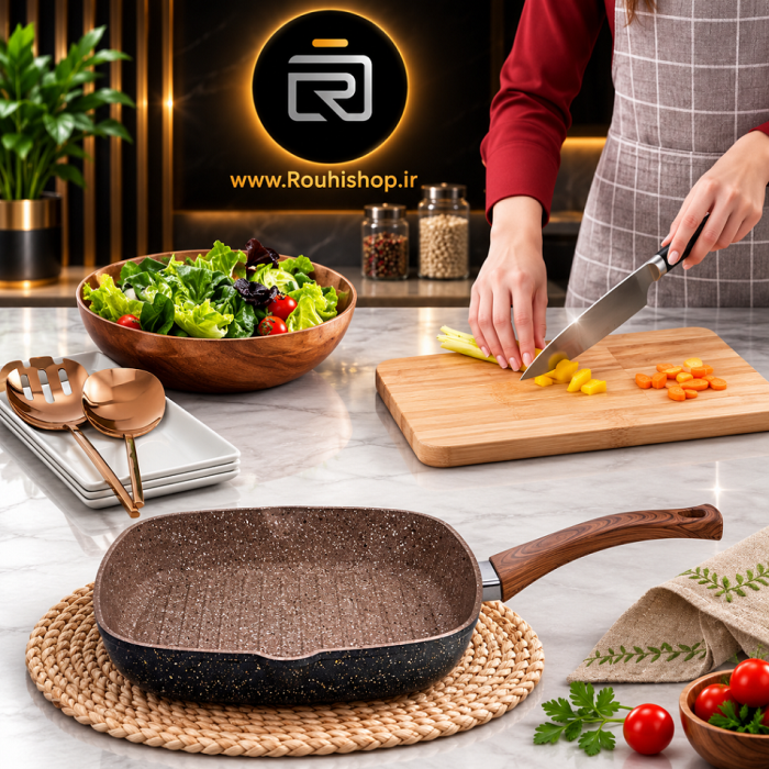 سرویس قابلمه 12 پارچه دایکاست گرانیتی اویز