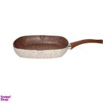 تابه یکدسته مربع استیک دایکاست گرانیتی اویز