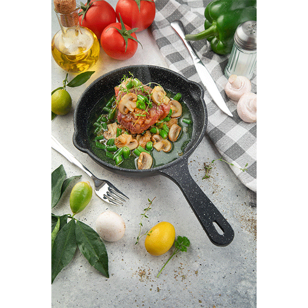 تابه چدن تکدسته نالینو سایز 20