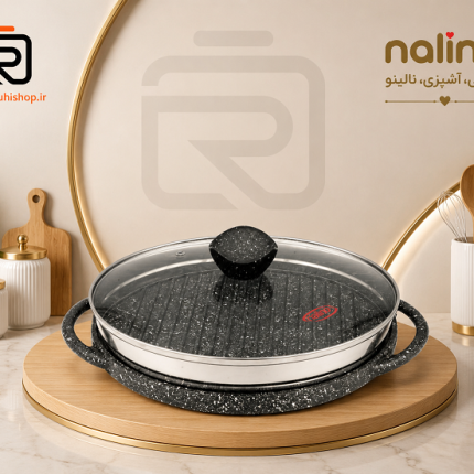 تابه گریل چدن نالینو مدل Spiza سایز 28