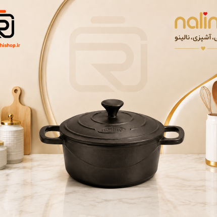 قابلمه چدن نالینو سایز 18 مدل Feleti