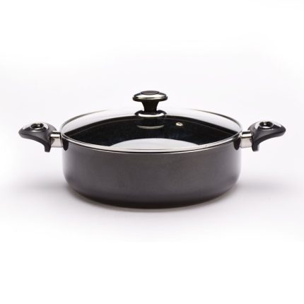 ماهیتابه دیواره بلند 28 زرساب مدل گرانیتا