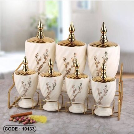 سرویس پای سماور با استند چوبی