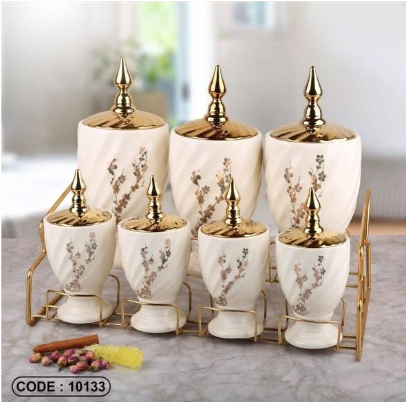 سرویس پای سماور با استند چوبی