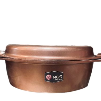 تابه مرغ پز سایز 38 دو تیکه MGS (ام جی اس) رزگلد