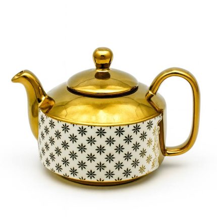 قوری چینی طلایی درجه یک