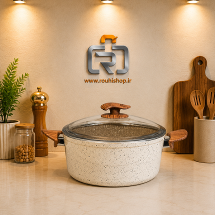 قابلمه سایز 22 گرانیتی اویز مدل سوئینگ کرم