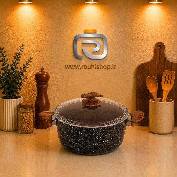 قابلمه سایز 30 گرانیتی اویز مدل سوئینگ کرم