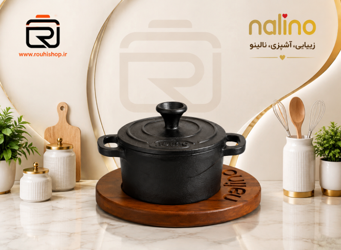 قابلمه چدن نالینو سایز 12 مدل Feleti
